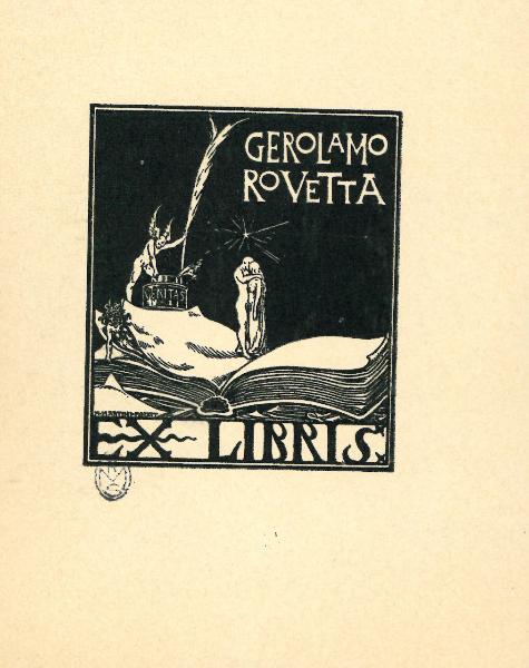 Ex Libris Gerolamo Rovetta (Veritas)