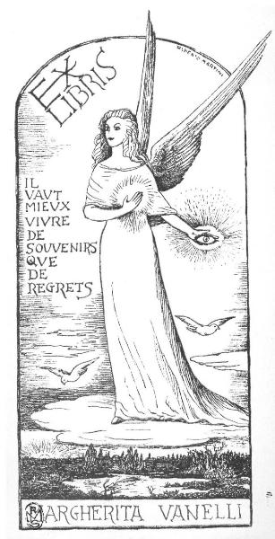 Ex Libris Margherita Vanelli (Il vaut mieux vivre de souvenirs que de regrets)