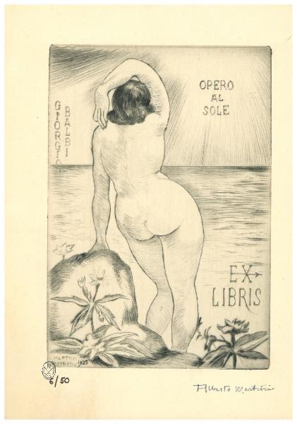 Ex Libris Giorgio Balbi (Opero al sole)