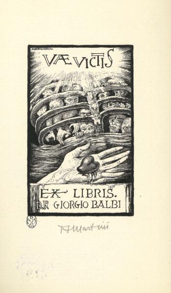 Ex Libris Dr. Giorgio Balbi (Vae victis)