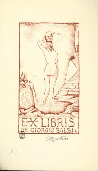 Ex Libris Dr. Giorgio Balbi (Sapere)