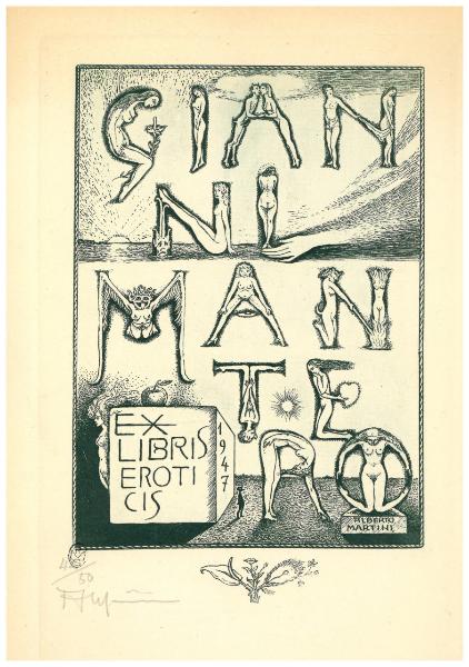 Ex Libris Gianni Mantero (Eroticis)