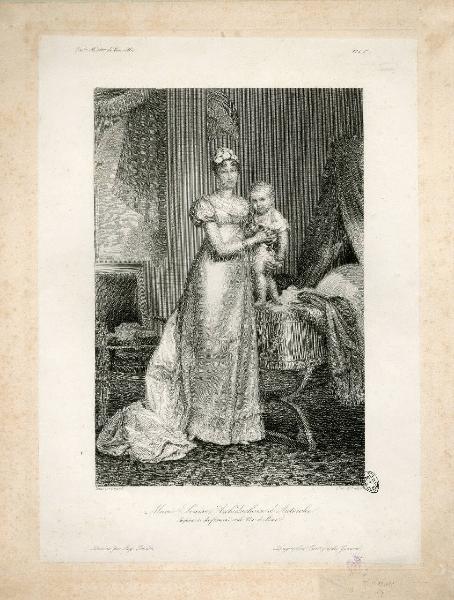 Marie Luise Archiduchesse d'AutricheImpératrice des français et le Roi de Roma