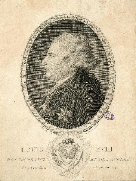 Luigi XVIII, Re di Francia e di Navarra