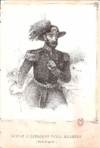 Generale Alessandro della Marmora (Goito 8 aprile)