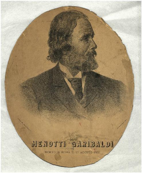 Menotti Garibaldi. Morto in Roma il 22 agosto 1903