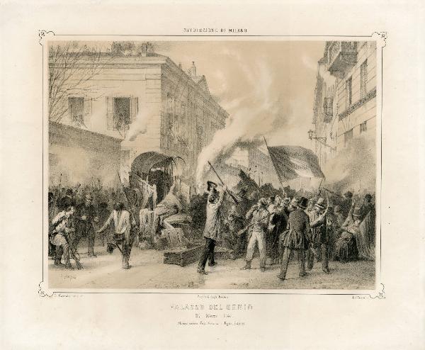 RIVOLUZIONE DI MILANOPALAZZO DEL GENIO21 marzo 1848