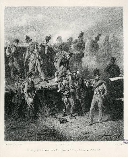 Difesa del camposanto di Santa Lucia, da parte del decimo Battaglione "Jager" il 6 maggio 1848