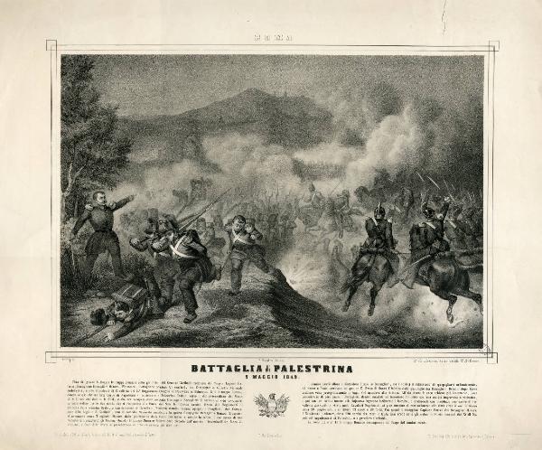 BATTAGLIA DI PALESTRINA9 maggio 1849