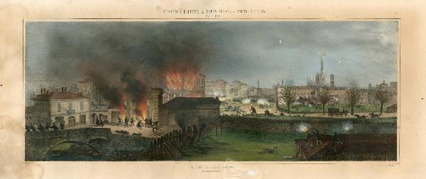 Attacco e difesa di Porta Tosa ora Porta Vittoria, marzo 1848