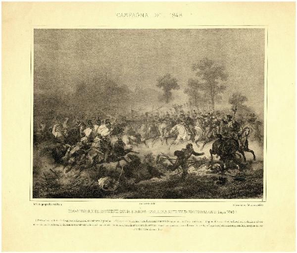 Campagna del 1848Combattimento dei reggimenti Savoia e Genova - cavalleria sotto volta mantovana (26-27 luglio 1848)