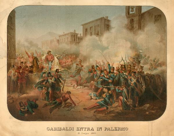 Garibaldi entra in Palermo19 Giugno 1860