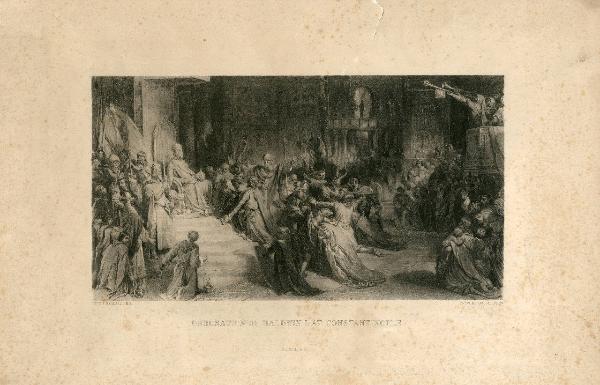 Coronation of Baldwin 1 at Costantinople