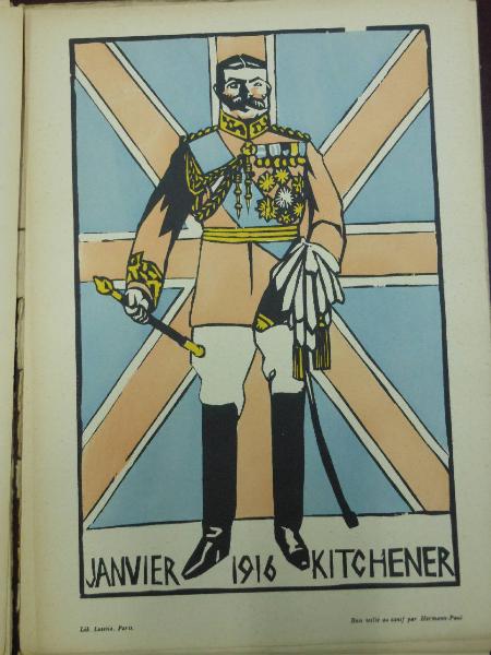 Calendrier de la Guerre 2° Année Aout 1915 Juillet 1916 par Hermann-Paul