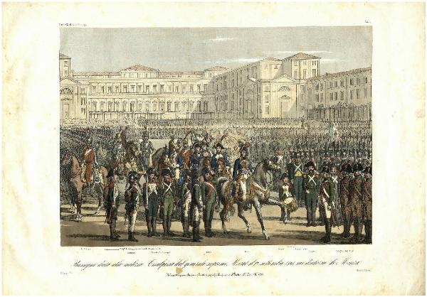 Tavole storico pittoresche dell'opera del Barone Alessandro Zanoli sulla Milizia cisalpino-italiana 1796-1814 disegnate dal pittore Roberto Focosi