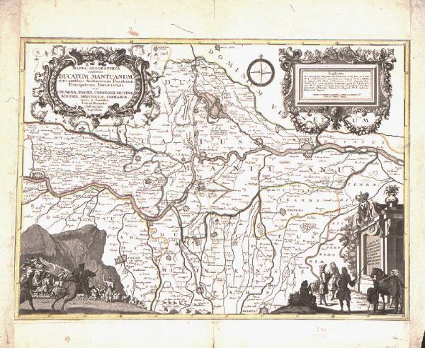 MAPPA GEOGRAPHICA / continens / DUCATUM MANTUANUM, / [...]