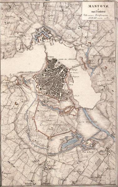 MANTOVA / e / suoi Dintorni / Colle nuove Fortificazioni / 1859-66