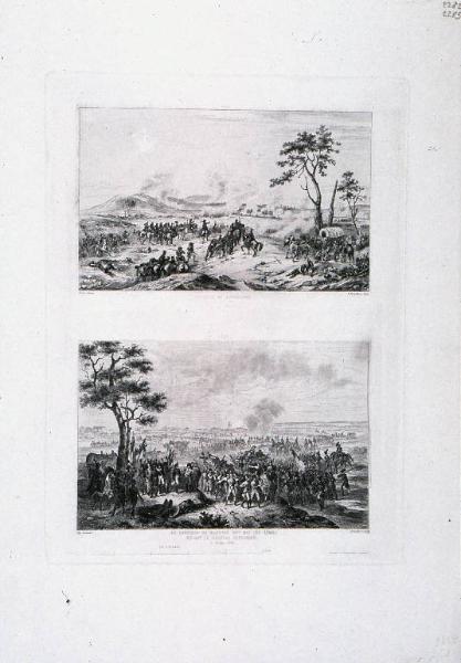 BATAILLE DE CASTIGLIONE. / 5 août 1796. - LA GARNISON DE MANTOUE MET BAS LES ARMES / DEVANT LE GENÉRAL SERRURIER. / 2 février 1797.