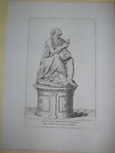 Statua di sacerdotessa di Bacco