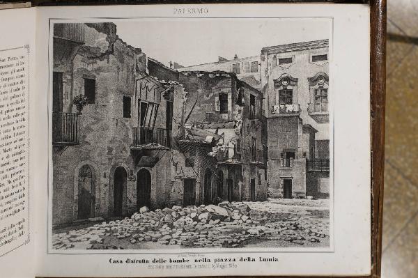 Album storico artistico. Garibaldi nelle due Sicilie ossia guerra d'Italia nel 1860. Scritta da B. G. con disegni dal vero, le barricate di Palermo, ritratti e battaglie, littografati da migliori artisti.