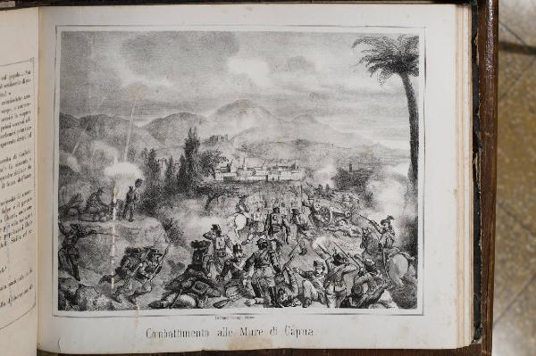 Album storico artistico. Garibaldi nelle due Sicilie ossia guerra d'Italia nel 1860. Scritta da B. G. con disegni dal vero, le barricate di Palermo, ritratti e battaglie, littografati da migliori artisti.