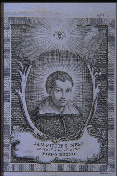 Ritratto di san Filippo Neri a 16 anni