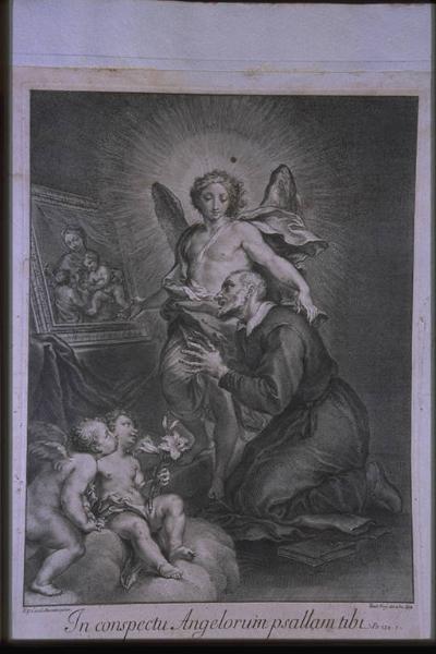 San Filippo Neri ha la visione della Madonna con Bambino