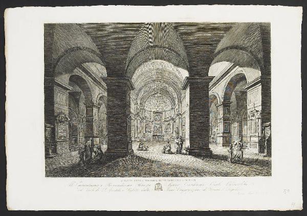 INTERNO DELLA BASILICA DE SS. LORENZO E DAMASO