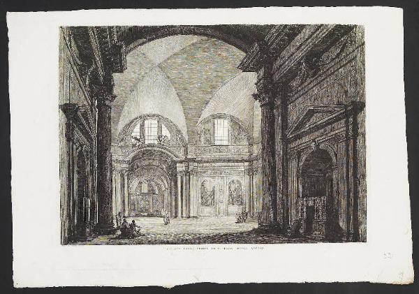 INTERNO DELLA CHIESA DI S. MARIA DEGLI ANGELI