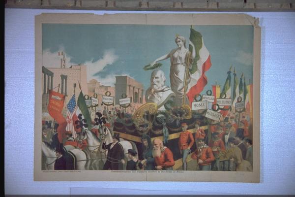 Commemorazione del trasporto funebre di Garibaldi a Roma