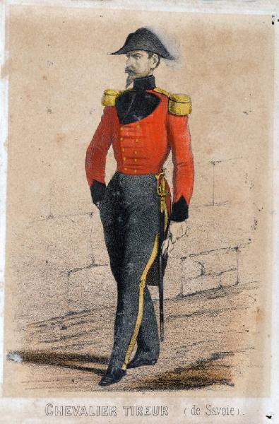 Figurini militari dell'esercito piemonterse nel 1859