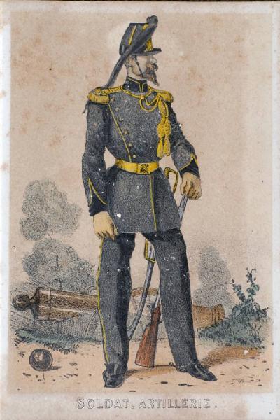 Figurini militari dell'esercito piemonterse nel 1859