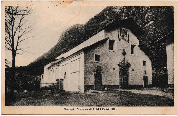 Facciata del Santuario di Gallivaggio