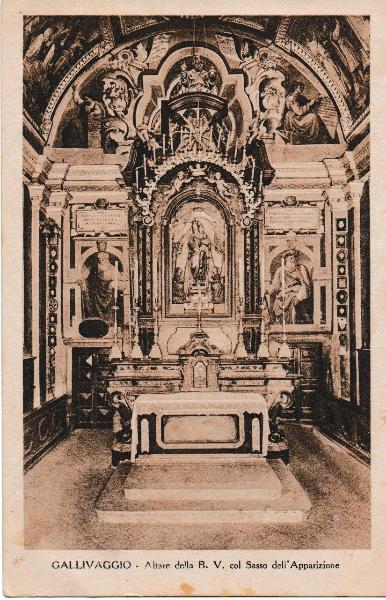 Altare col Sasso dell'Apparizione