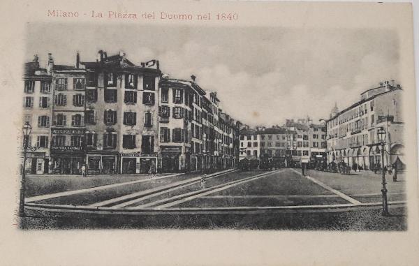 Milano - La Piazza del Duomo nel 1840