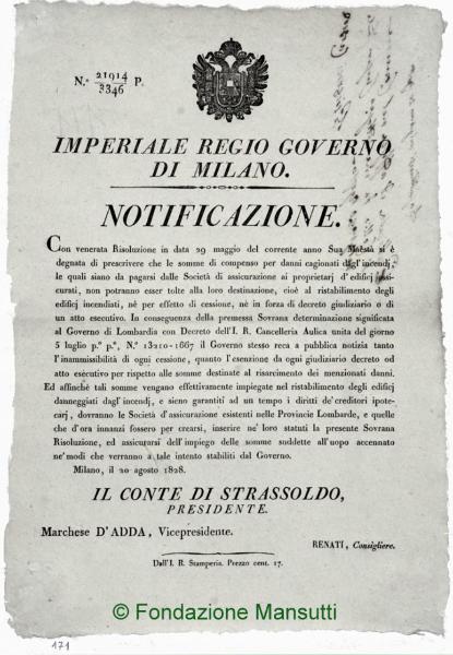 Notificazione n. 21914/3346