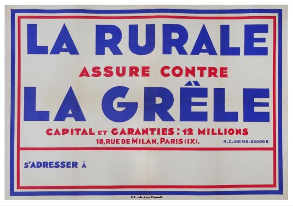 La Rurale société d'assurances contre la grêle