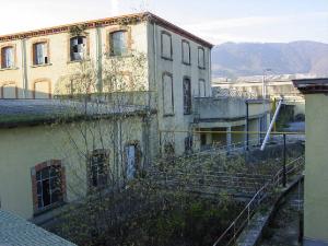 Capannone del Cotonificio Zopfi per la cardatura e la filatura