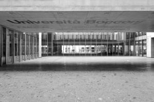 Ampliamento generale, Aula Magna, Dipartimenti, uffici, edificio d'ingresso; progetto Grafton Architects (2002-2008) - fotografia di Suriano, Stefano (2017)