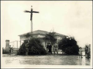 Acquanegra sul Chiese - Cargamenté (falò) per l'Epifania - Quartiere Convento - Allestimento