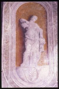 Affresco - La temperanza - Scuola di Andrea Mantegna - Mantova - Basilica di S. Andrea - Cappella funeraria di Andrea Mantegna