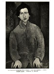 Venezia - XVII Esposizione Internazionale d'Arte - A. Modigliani, Ritratto di Sontuie, dipinto