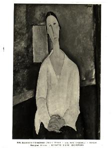 Venezia - XVII Esposizione Internazionale d'Arte - A. Modigliani, Ritratto della Sig -ra Zborowska, dipinto