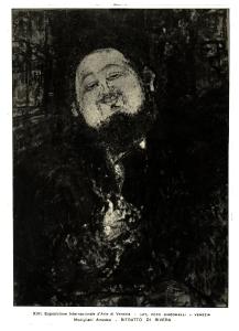 Venezia - XVII Esposizione Internazionale d'Arte - A. Modigliani, Ritratto di Rivera, dipinto