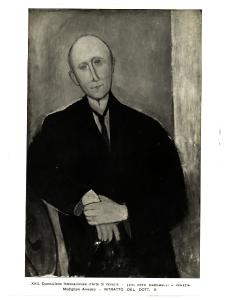 Venezia - XVII Esposizione Internazionale d'Arte - A. Modigliani, Ritratto del Dott - X, dipinto