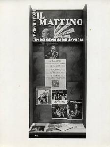 V Triennale - Mostre nel parco - Padiglione della stampa - Stampa italiana contemporanea - Vetrina de "Il Mattino"