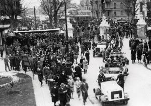 Fiera di Milano - Campionaria 1929 - Entrata di porta Domodossola - Visitatori