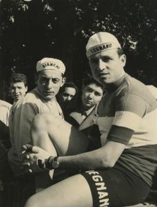 Ciclismo - Ercole Baldini - Giro di Calabria 1958 - Con Fausto Coppi