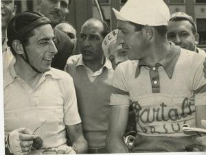 Ciclismo - Gino Bartali - Con Fausto Coppi in un momento di pausa