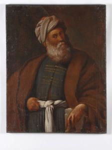 Vecchio turco con turbante